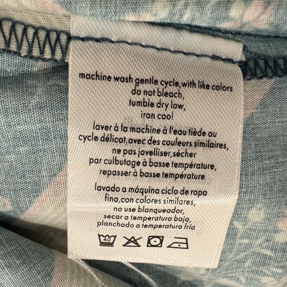 WeWoreWhat Asymmetrical Floral Stripe Midi Skirt Size 12 NWT - Picture 7 of 9